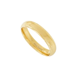 Aliança 4mm Abaulada Intense- ouro 18k