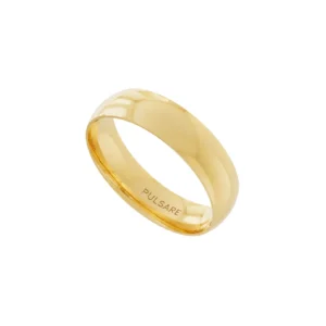 Aliança 5mm Abaulada Slim - ouro 18k