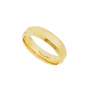 Aliança 5mm Chanfrada Signature - ouro 18k